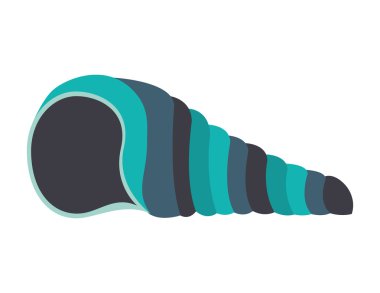 salyangoz kabuğu izole simgesi