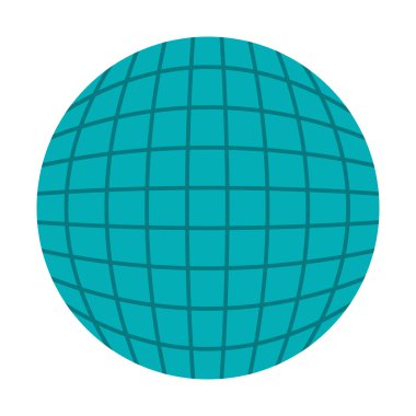 Küre daire amblemi simgesi