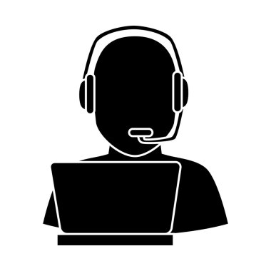 kişi operatör kulaklık Hizmetleri Yardımcısı