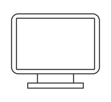 monitör bilgisayar masaüstü simgesi