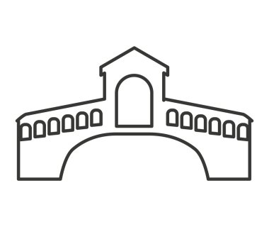 Roma inşaat klasik izole simgesi