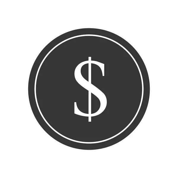Mynt Guld pengar cash — Stock vektor