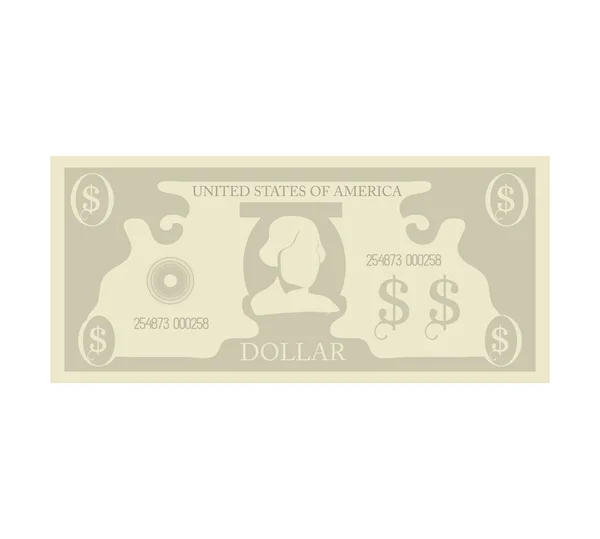 Banknoten Geld Bargeld Dollar — Stockvektor
