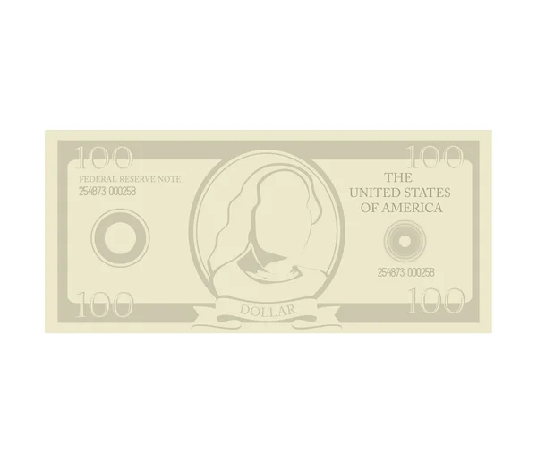 Bill money cash dollar — Stock Vector