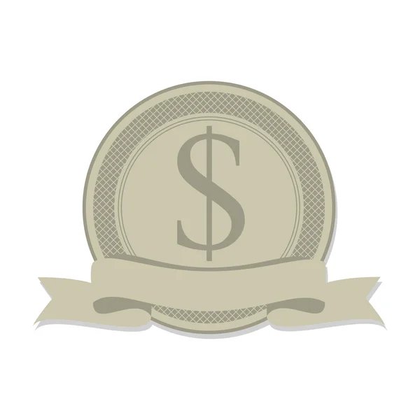 Money symbol design — Stock Vector