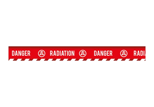 Tape dont cross precaution — Stock Vector