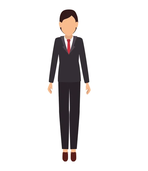 Femmes chef de costume d'entreprise — Image vectorielle