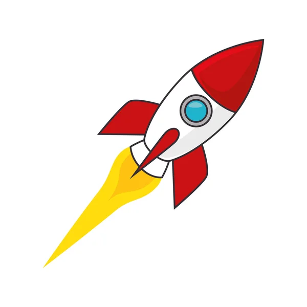 Raket ruimte transport voertuig — Stockvector