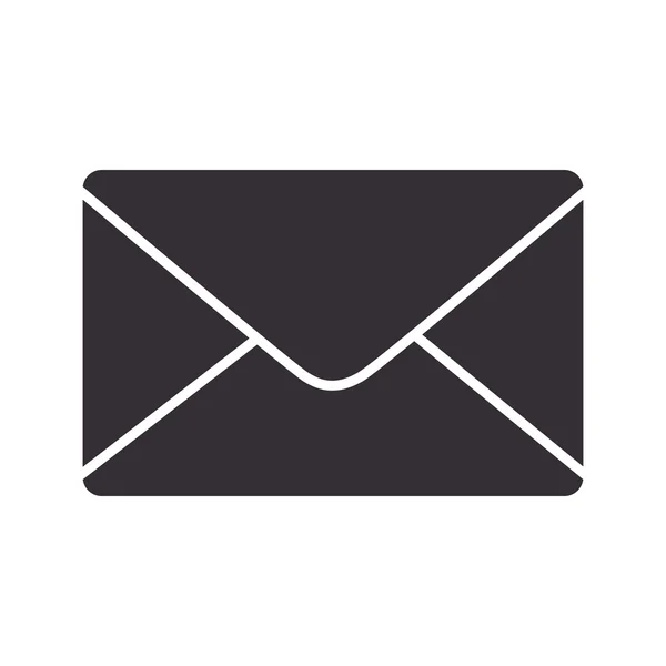 Correspondencia sobre el correo postal — Vector de stock