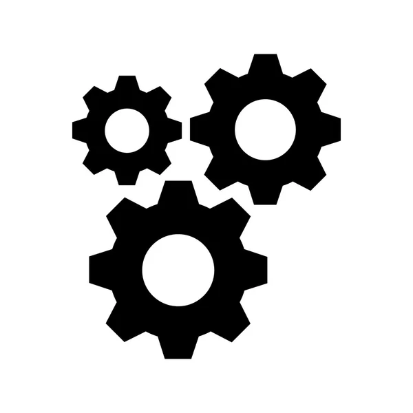 Engranajes cogwheel mecánico — Vector de stock