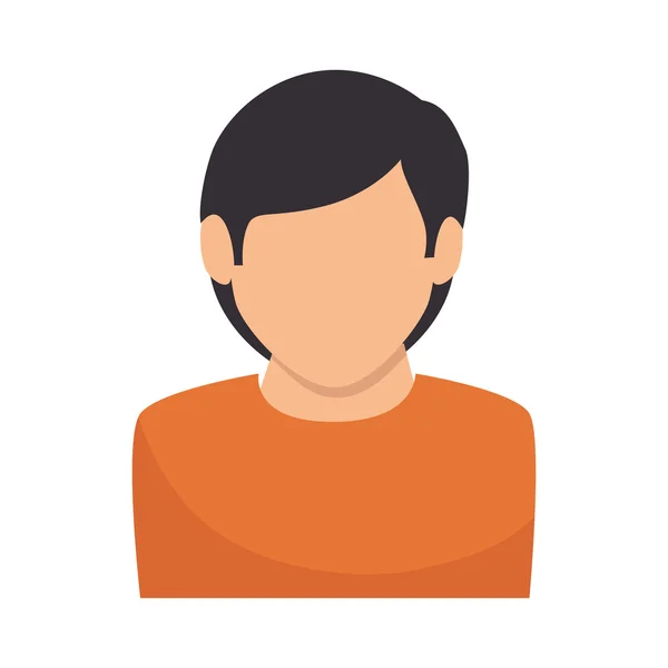 Profilen avatar person manliga — Stock vektor
