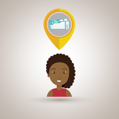 kadın PIN seyahat konum