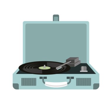 eski müzik player izole simgesi