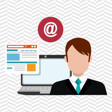 adam dizüstü e-posta belge