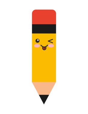 kalem karakter izole simgesi