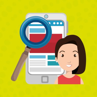 Kadın akıllı telefon arama yeni