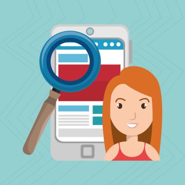 Kadın akıllı telefon arama yeni