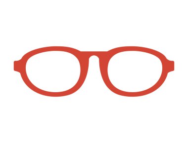 moda gözlük izole simgesi