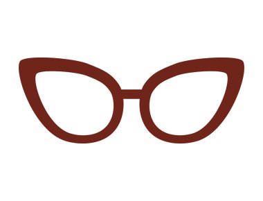 moda gözlük izole simgesi