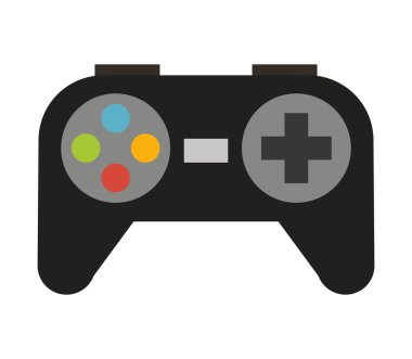 oyun kontrol izole simgesi