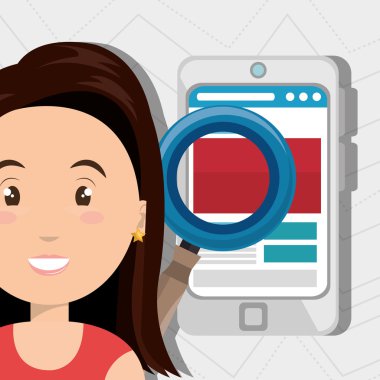 Kadın akıllı telefon arama yeni