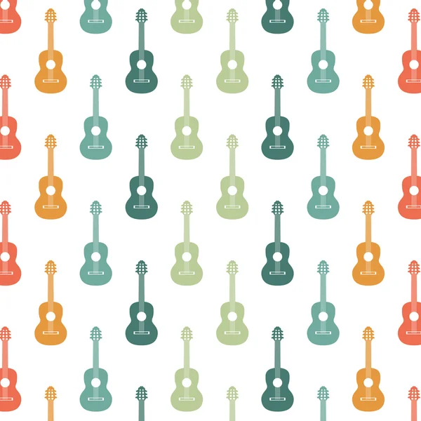 Instrumento de guitarra icono aislado musical — Archivo Imágenes Vectoriales