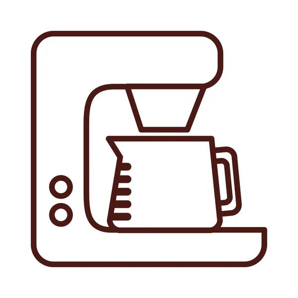 Aparato de cocina eléctrico aislado icono — Vector de stock