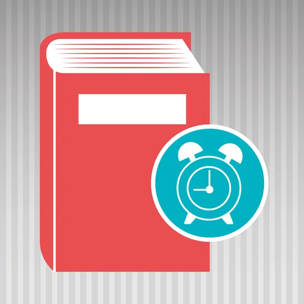 Ikona knihy knihovny literatury — Stockový vektor