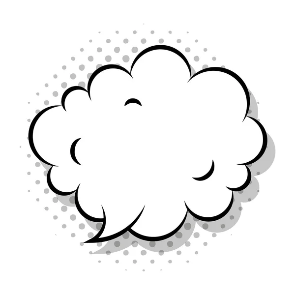 Speech bubble message isolated icon — Stock Vector