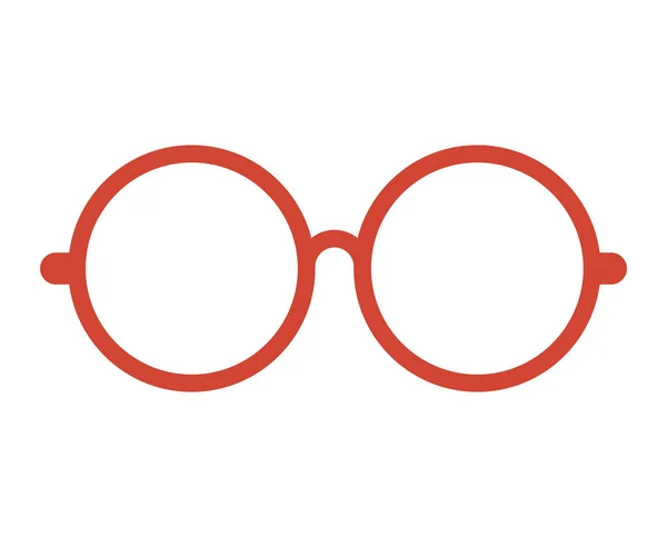 Moda gözlük izole simgesi — Stok Vektör