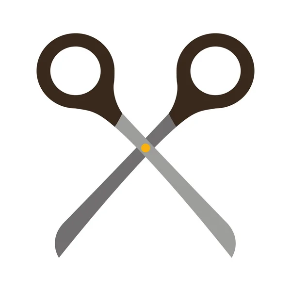 Ikona na białym tle narzędzie nożycowy — Wektor stockowy