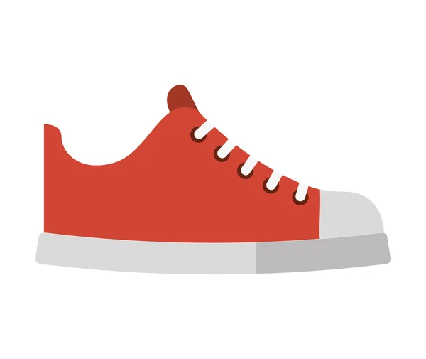 Zapatos moda joven icono aislado — Vector de stock