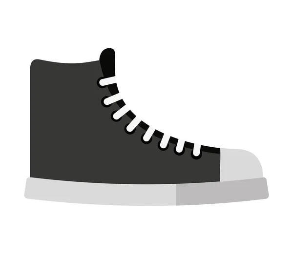 Zapatos moda joven icono aislado — Vector de stock