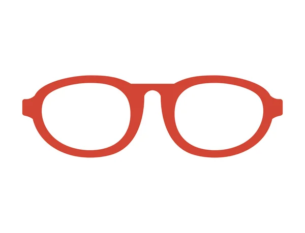 Módní brýle izolované ikona — Stockový vektor