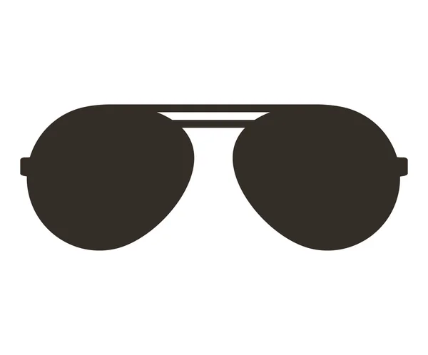 Módní brýle izolované ikona — Stockový vektor