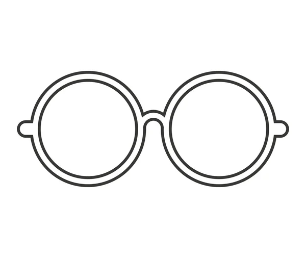 Lunettes de mode icône isolée — Image vectorielle