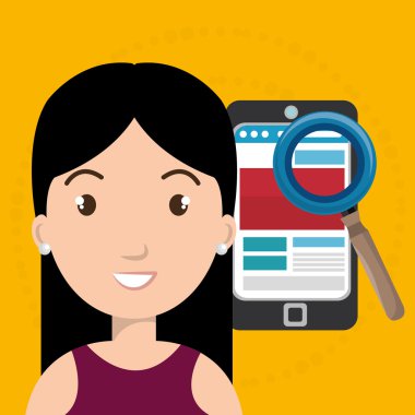 Kadın akıllı telefon arama yeni