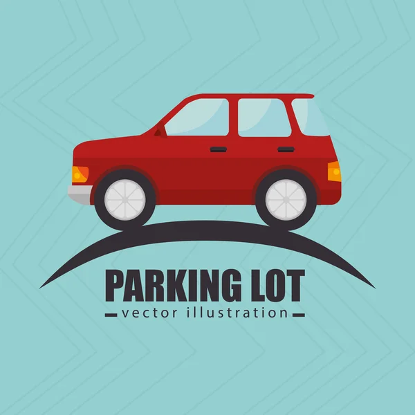 Parking symbole avis — Image vectorielle