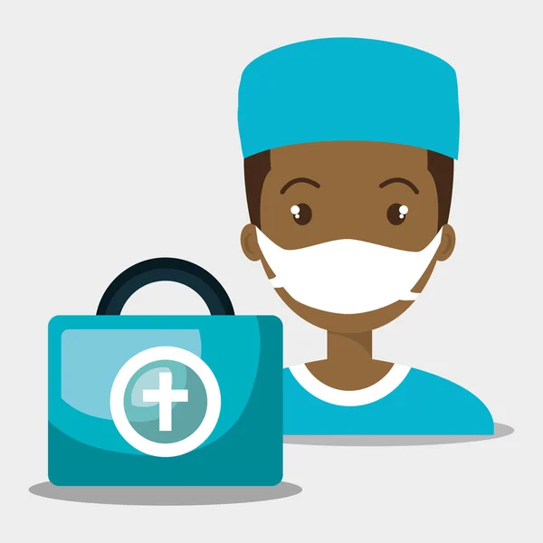 Kit de serviço de ferramentas de enfermagem — Vetor de Stock