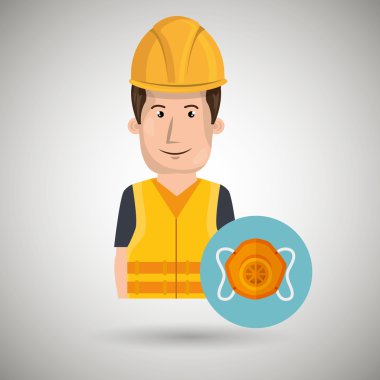 adam işçi koruma araçlar simgesi