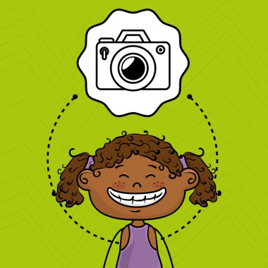 Öğrenci kız çalışma simgesi