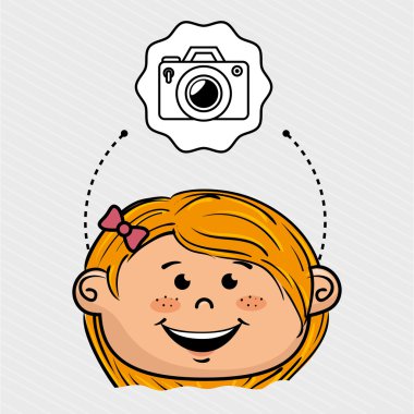 çizgi film kız okul simgesi