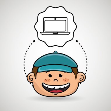 çocuk çizgi film kap simgesi