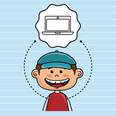 çocuk çizgi film kap simgesi