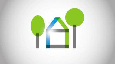 gerçek devlet house ev Video animasyon