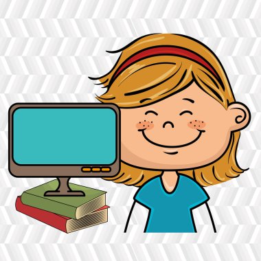 çocuklar ekran kitap simgesi