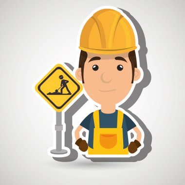 adam çalışan inşaat