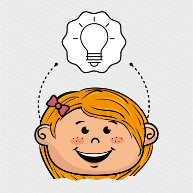 çizgi film kız okul simgesi