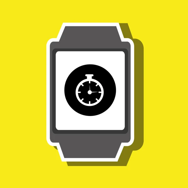 Applicazioni tecnologiche smartwatch — Vettoriale Stock