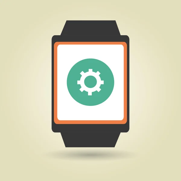 Aplicaciones de tecnología smartwatch — Vector de stock